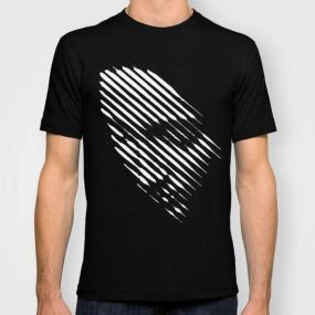 Футболка мужская с принтом повседневная M Черная