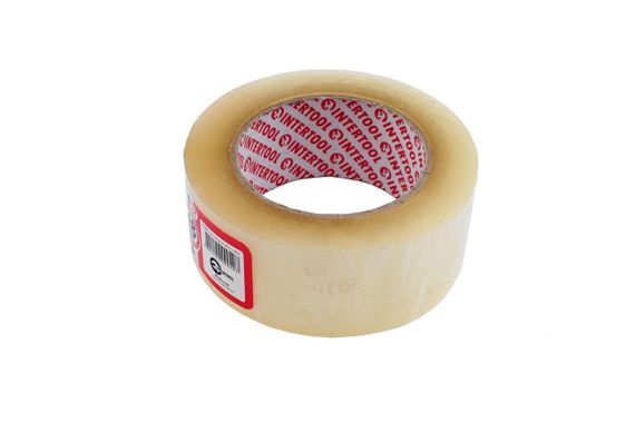 Скотч Intertool - 48 мм х 50 м х 52 мкм, прозрачный (KT-0902)