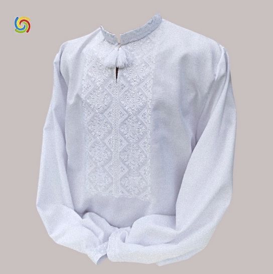 Рубашка Украинская вышиванка  44429099 цвет белый размер L/XL