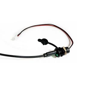Врезной разъем USB Type-C зарядка, 2-pin мама водонепроницаемый, с гайкой 4,2В