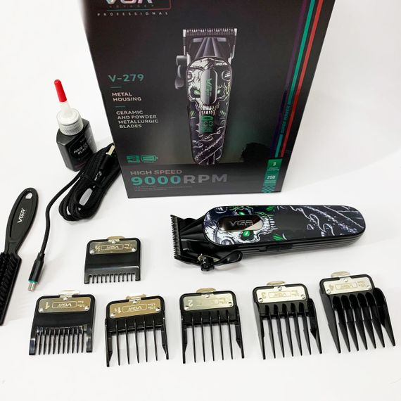 Акумуляторна машинка для стрижки VGR V-279 GREEN | Зображення 6