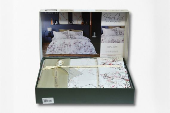 Комплект постільної білизни Prima Casa Digital Satin 200 х 220 см.  Marbella | Зображення 4