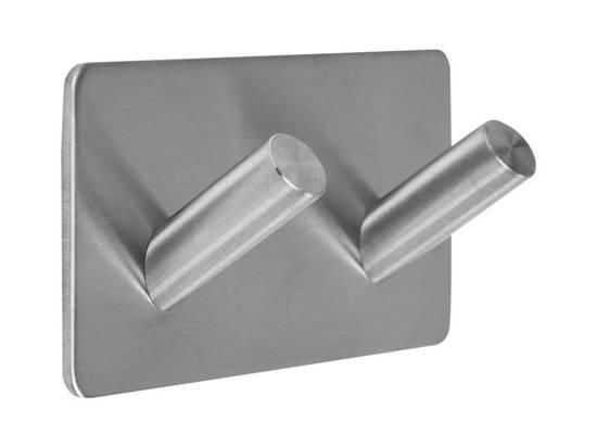 Крючок двойной косой санузлов 2-сторонний скотч 3М 45х90х25мм FALA-69373