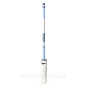 Швабра с классической круглой насадкой для влажной уборки пола, подходит для плитки, ламината, линолеума HP-35015-15