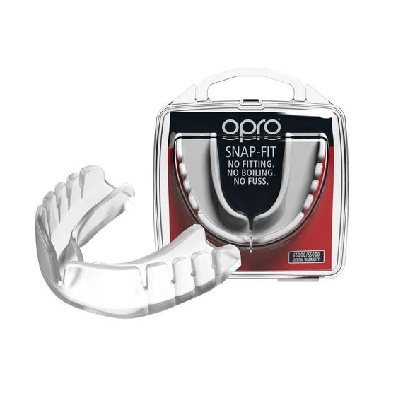 Капа OPRO Snap-Fit дитяча (вік до 11) Clear (art.002143015) | Зображення 1