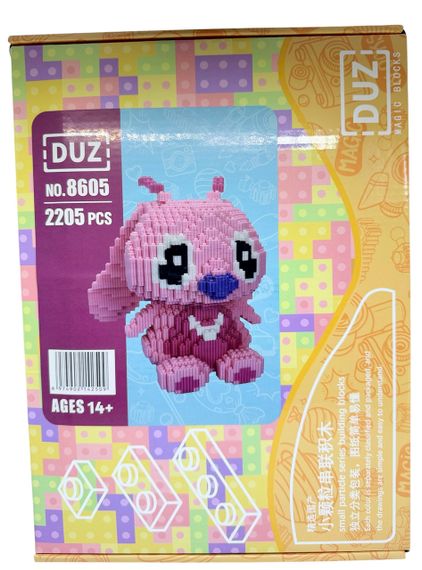 Конструктор Стич Stitch синий 2005 деталей большой строительный набор для подростков от 14 лет | Зображення 8