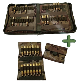 Комплект патронташів Сумка-патронташ для 338 на 80 шт GEN 3 + для 338 на 14 патронів на ремінь
