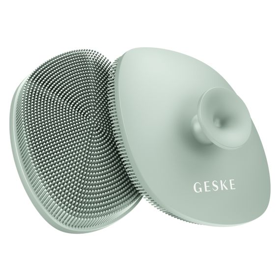 Щітка для обличчя GESKE Facial Brush 4в1 з тримачем green | Зображення 5