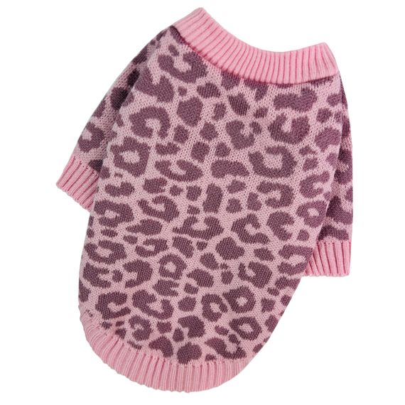 Светр в'язаний Лео рожевий Y-363