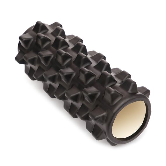 Масажний ролик Cornix EVA 33 x 14 см (валик, ролер) XR-0325 Black | Зображення 4
