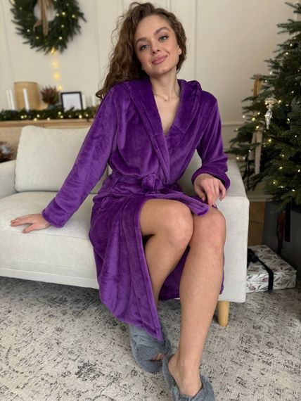 Женский махровый халат (2669/3) XL | Зображення 4