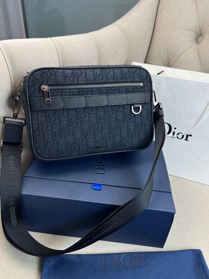 Месенджер чорний Dior Safari Black c882 | Зображення 8