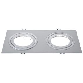 Светильник врезной  поворотный HDL-DT 104/2 Aluminium G53