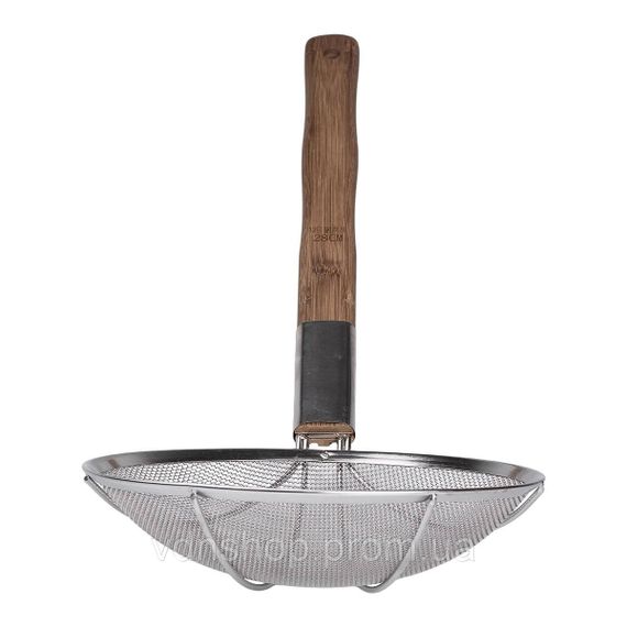 Шумовка "паук" с деревянной ручкой Ø 28 см для фритюра и вока HP-19-19-28CM | Зображення 3