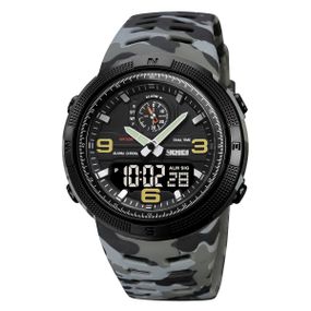 Чоловічий годинник Skmei 1655CMGYBK Camo Grey-Black