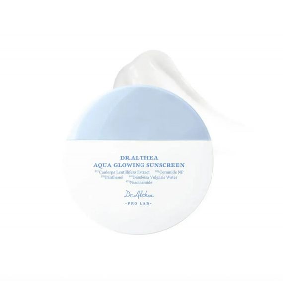 Крем солнцезащитный с широким спектром SPF50+ PA++++ Dr. Althea Aqua Glowing Sunscreen (45 мл)
