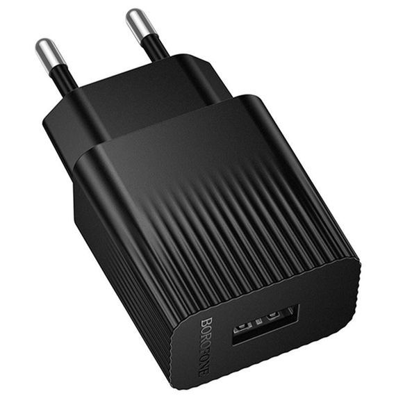 МЗП Borofone BAS71A Source 2.1A (1USB-A) Black