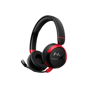 Гарнітура HyperX ігрова Cloud Mini, mini-jack/BT, 1.2м, чорний-червоний (7G8F1AA)
