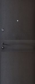 Steel Guard PARALEL черный мат/ЦАРГА астана пепельно-белый горизонт BLK Коричневый