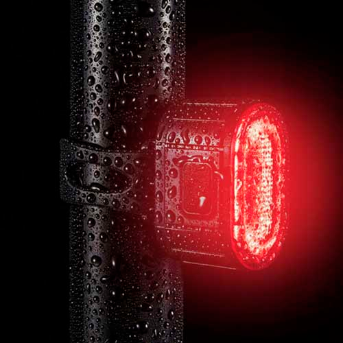 Велосипедный фонарь с задним габаритом ZH-078, 2LED, 14SMD, АКБ Li-Ion, ЗУ Type-C | Зображення 1