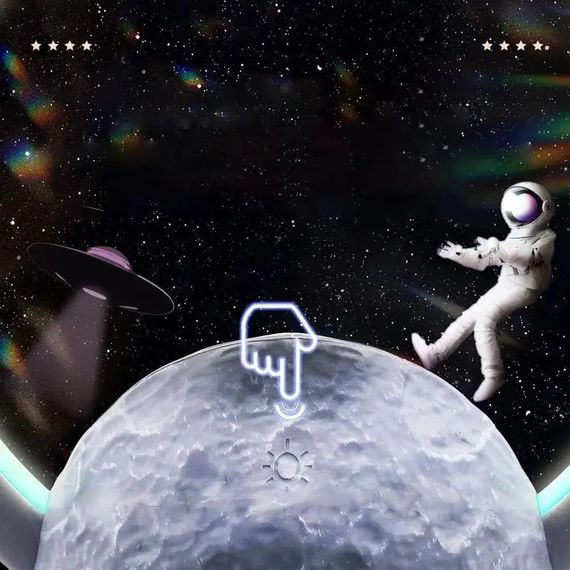 Акумуляторний нічник RGB з пультом XPRO Y-598 (234574663_554) | Зображення 1