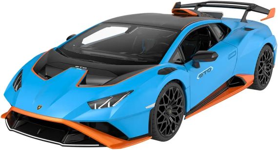Машинка Rastar Lamborghini Huracan STO 1:14. Блакитний | Зображення 1