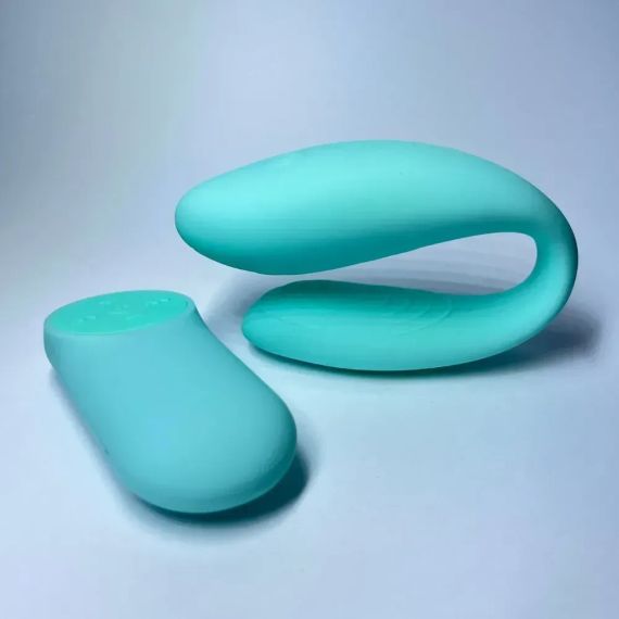 Вібратор для пар Passion Play з пультом, 18 режимів вібрації, бірюзовий sexstyle | Зображення 5