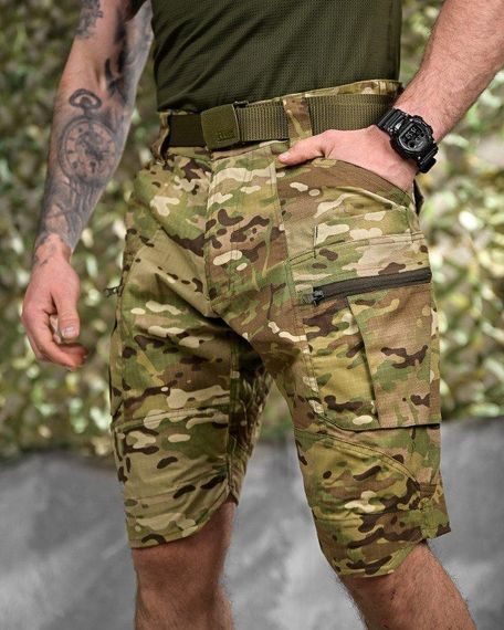 Тактичні шорти PREMIUM мультикам ДЛ7038