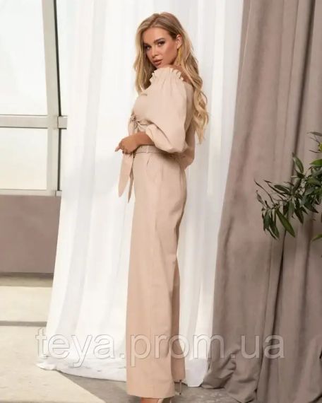 Костюм-колір бежевий розмір L FI_003443 | Зображення 1