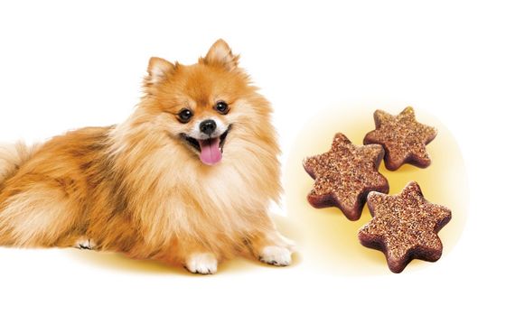 Лакомство для собак малых пород для шерсти Brit Care Mini Treats Shine, 50 гр | Зображення 1