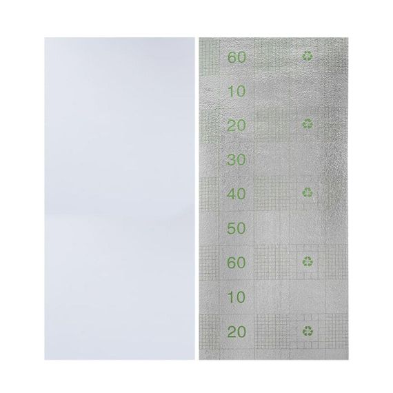 Самоклеящаяся виниловая плитка в рулоне 600х3000х2мм Белая Глянец SW-00001284 | Зображення 3