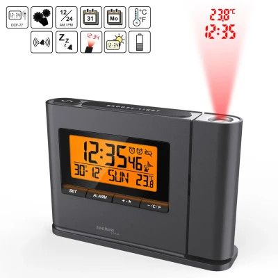 Настільний годинник Technoline WT519 проекційний Anthracite (DAS301811) | Зображення 6