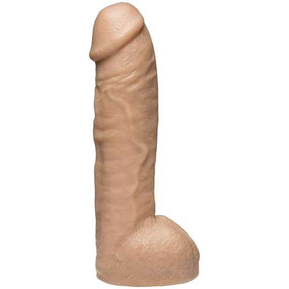 Фаллоимитатор Doc Johnson Realistic Hung - Vanilla, Vac-U-Lock, диаметр 7 см Sex Aura | Зображення 1