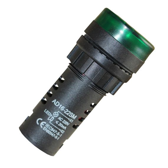 Зумер AD22SM 230В АC зелений Ny95506537 | Зображення 1