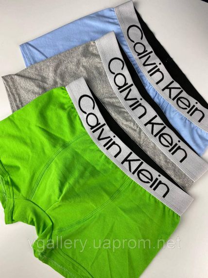 Подарунковий набір чоловічих трусів Calvin Klein Steel 45 в коробці - ціна поштучно  - розмір L | Зображення 3