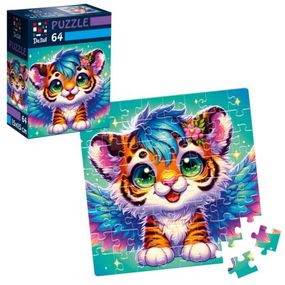 Пазлы "De.tail. Крылатый тигрёнок" 64 детали