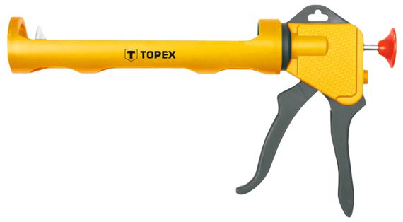 Пистолет TOPEX для герметиков, пластмассовый (21B438)