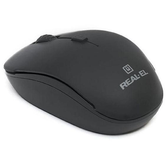 Мишка REAL-EL RM-301 black | Зображення 2