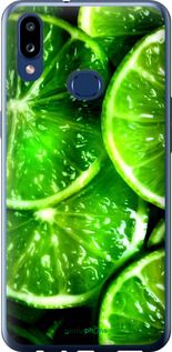 Чохол на Samsung Galaxy A10s A107F Зелені часточки лимона "852u-1776-2448"