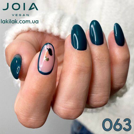 Гель-лак JOIA vegan 063 темный изумруд, 6 мл | Зображення 1