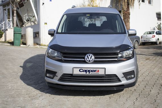 Дефлектор капота (EuroCap) для Volkswagen Caddy 2015-2020 гг | Зображення 7