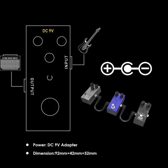 Гитарная педаль эффектов дилей Naomi Analog Delay для электрогитары електрогитари гитари гитары | Зображення 2