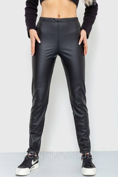 Лосини на флісі колір чорний FA_006248