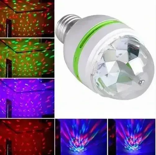 УЦЕНКА. Диско лампа LASER Rotating lamp,вращающаяся лампа (Плохая упаковка, трещина на корпусе 929)