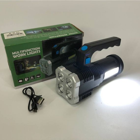 Яскравий ліхтарик BL-X510-4LED+COB Якісний ліхтарик Потужний CW-239 ручний ліхтарик | Зображення 6