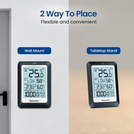 Метеостанція, бездротова домашня Newentor Q8 — всі функції в одному | Зображення 6