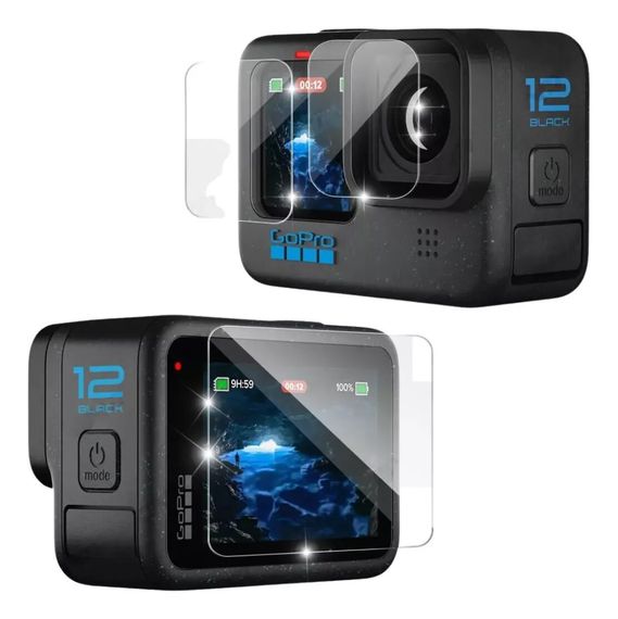 Захисне скло комплект 3 шт для GoPro HERO 12 BeWatch (12203GO12) | Зображення 2