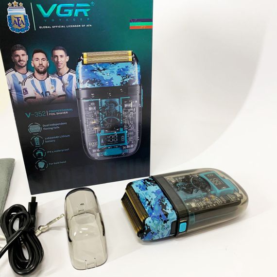 Мужская беспроводная электрическая бритва VGR, Электробритва для идеального бритья MJ-59 | Зображення 5