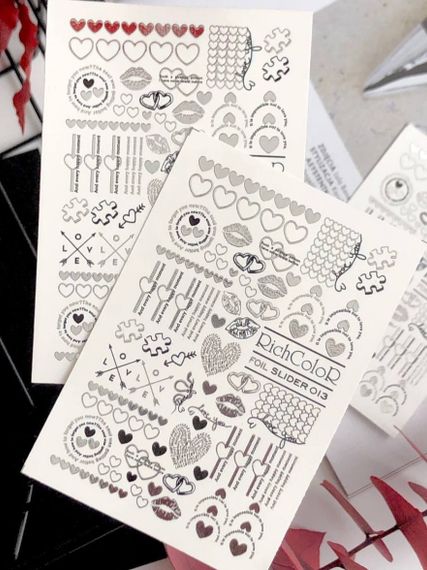 Фольгований слайдер RichColor 013 на водяній основі (6.5x9.5см) | Зображення 2