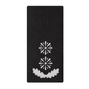 Погон Camotec НПУ Підполковник (5*10) Чорний/Рефлект (9244)